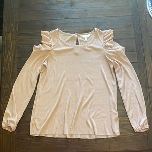 Lauren Conrad Blush Blouse - Size M